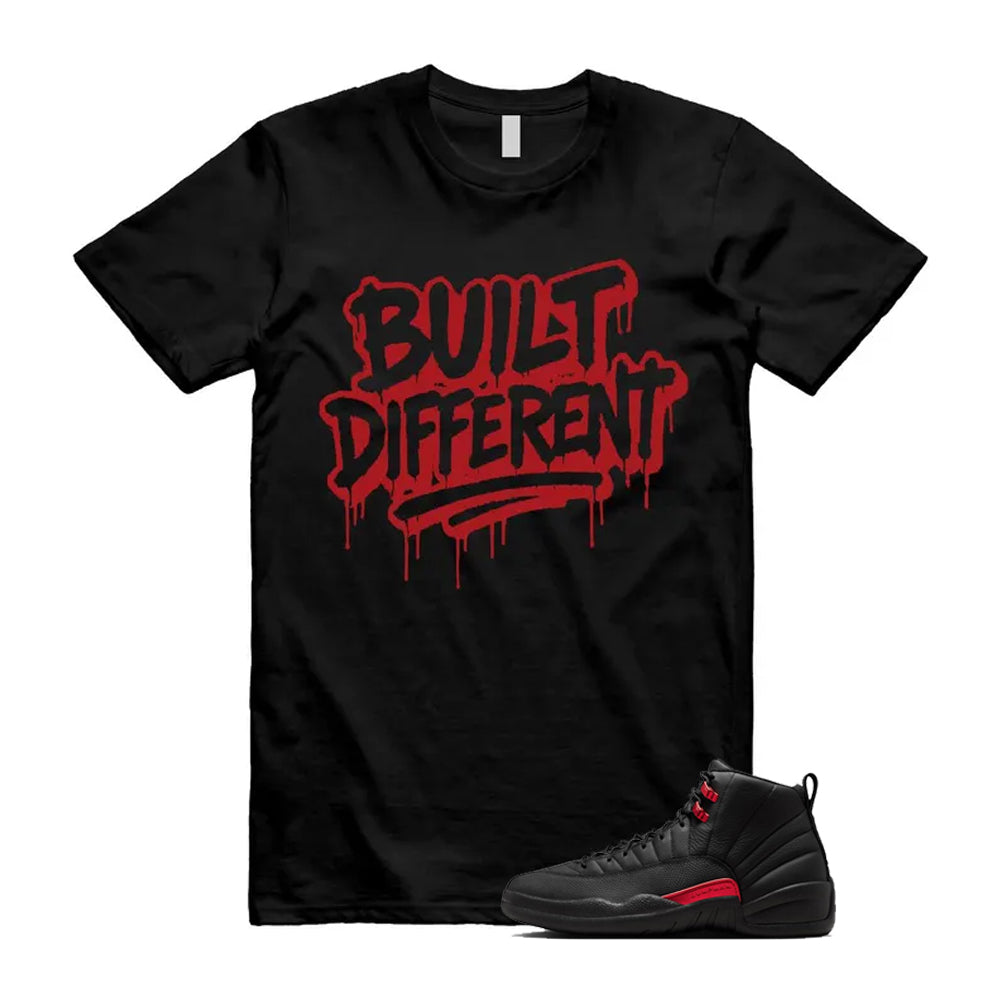 12 Bloodline in Black Varsity Red Shirt To Match Built Different T-Shirt 2026