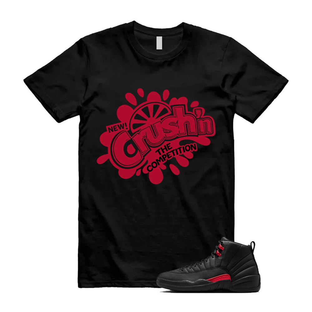 12 Bloodline in Black Varsity Red Shirt To Match Label Crush T-Shirt 2026