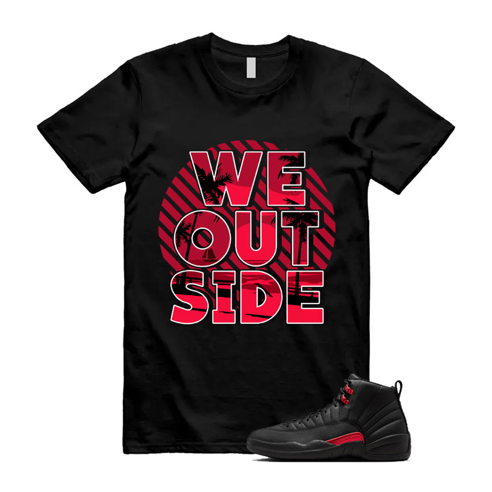 12 Bloodline in Black Varsity Red Shirt To Match We Out Side T-Shirt 2026