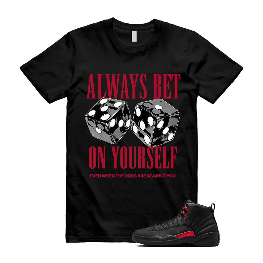 12 Bloodline in Black Varsity Red Shirt To Match Always Bet On Yourself T-Shirt 2026