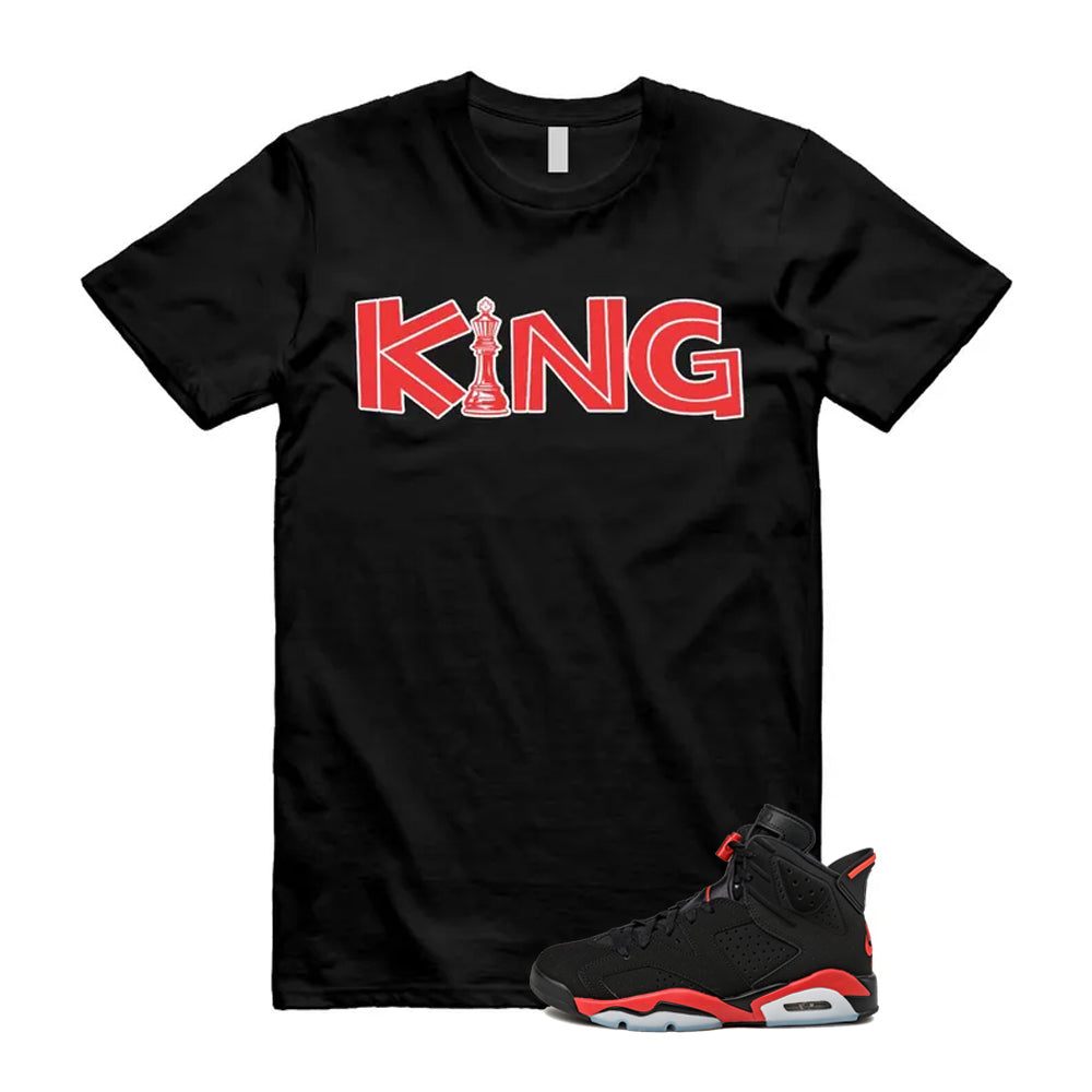 6 Infrared Salesman Black Red  Shirt To Match King T-Shirt 2026