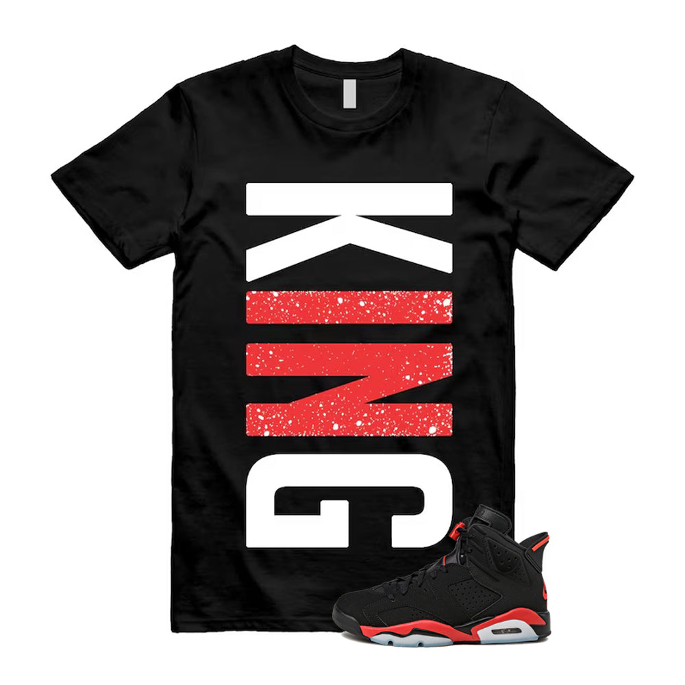 6 Infrared Salesman Black Red  Shirt To Match King T-Shirt 2026
