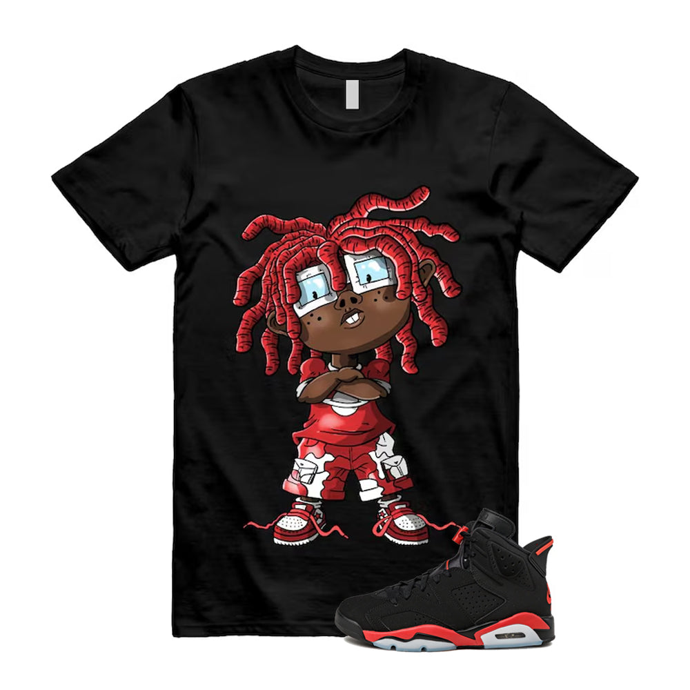 6 Infrared Salesman Black Red  Shirt To Match Chongo T-Shirt 2026