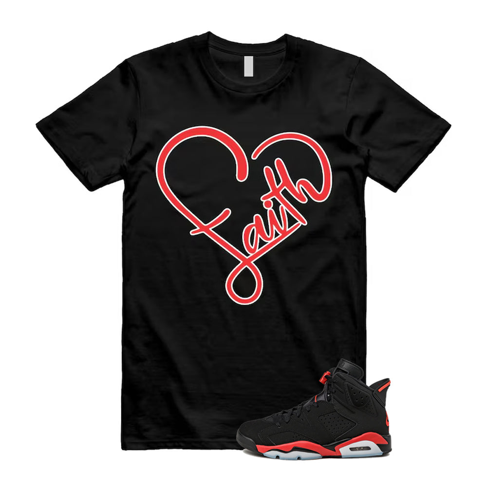 6 Infrared Salesman Black Red  Shirt To Match Faith T-Shirt 2026