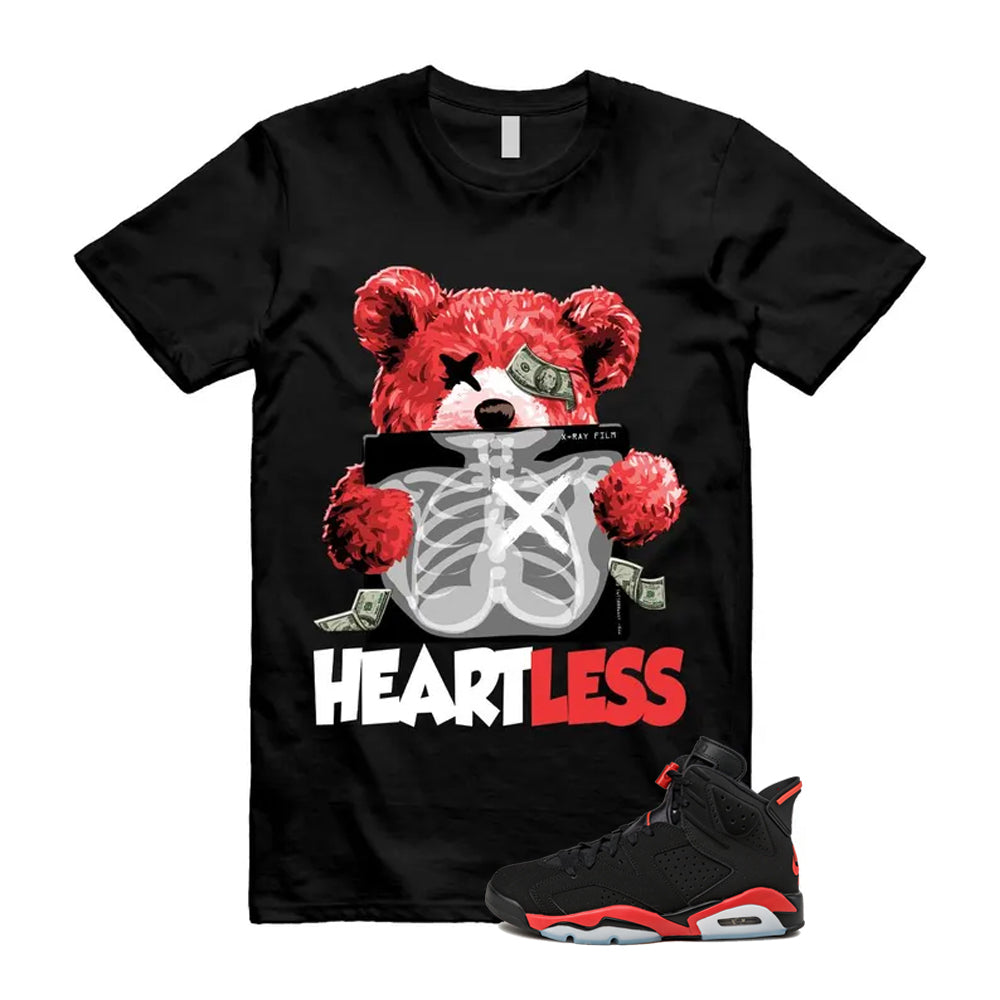 6 Infrared Salesman Black Red  Shirt To Match Heartless T-Shirt 2026