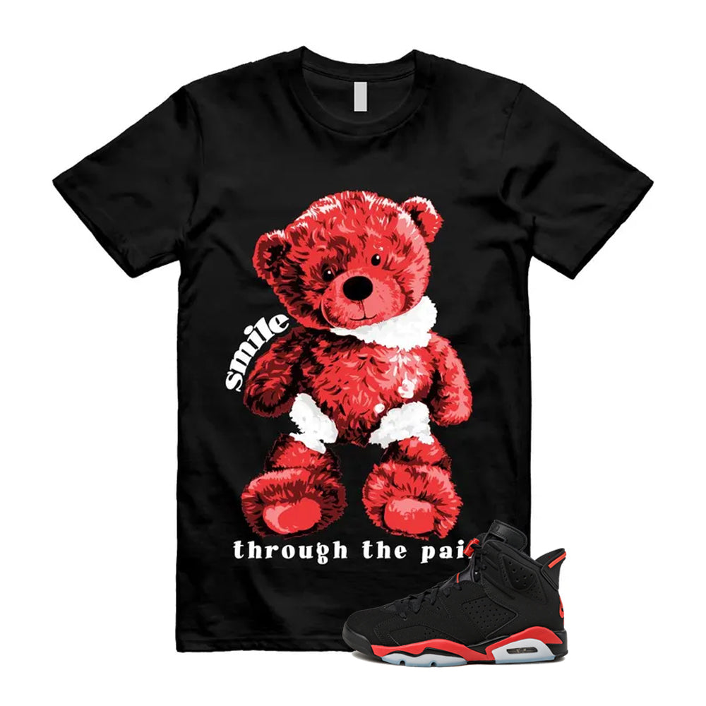 6 Infrared Salesman Black Red  Shirt To Match Smile Through The Pain T-Shirt 2026
