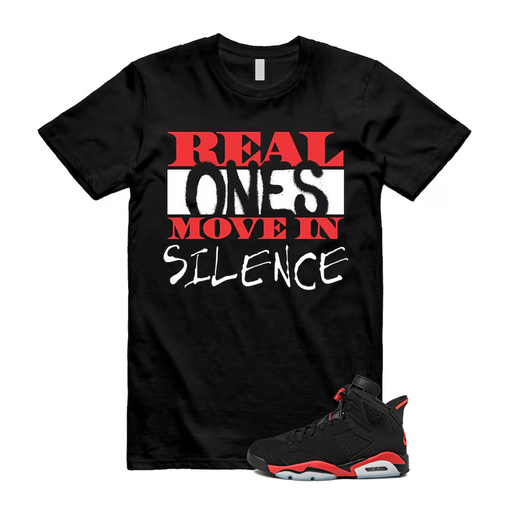 6 Infrared Salesman Black Red  Shirt To Match Real T-Shirt 2026