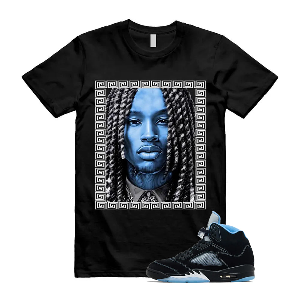 5 Black University Blue White 2026 Shirt To Match Von T-Shirt