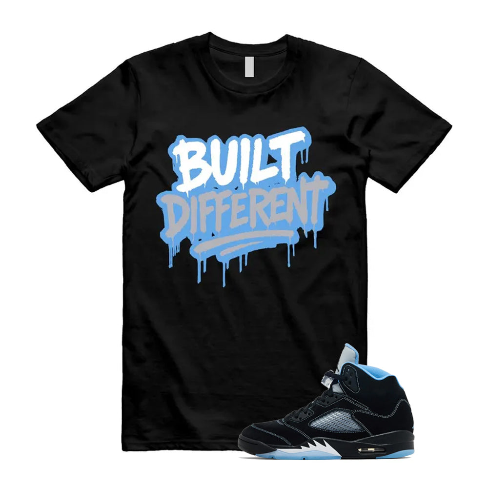 5 Black University Blue White 2026 Shirt To Match Built Different T-Shirt