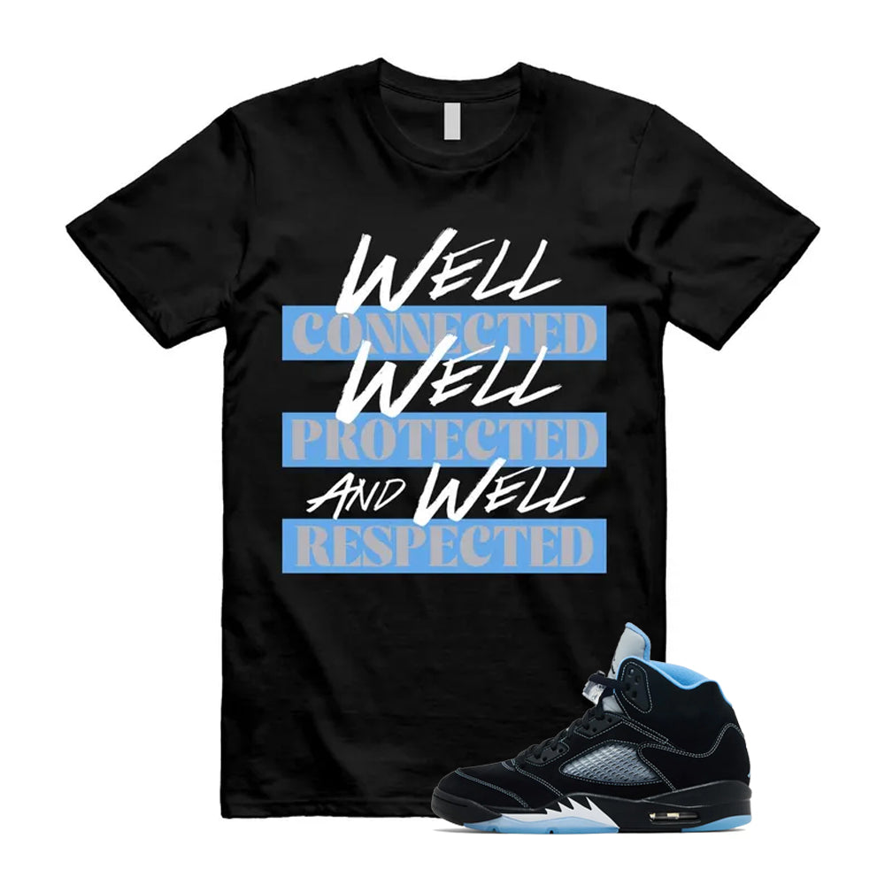 5 Black University Blue White 2026 Shirt To Match Well T-Shirt
