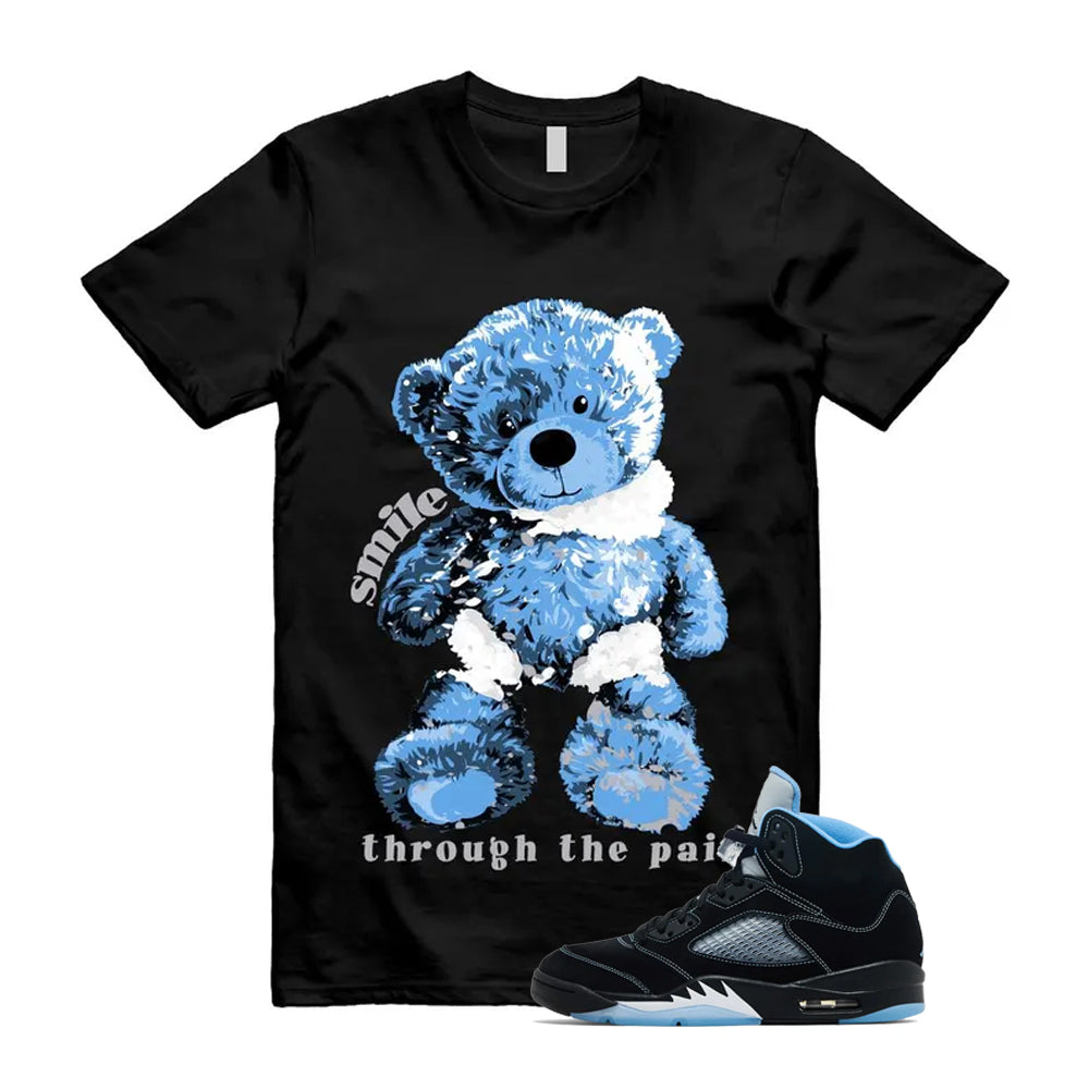 5 Black University Blue White 2026 Shirt To Match Smile Through The Pain T-Shirt