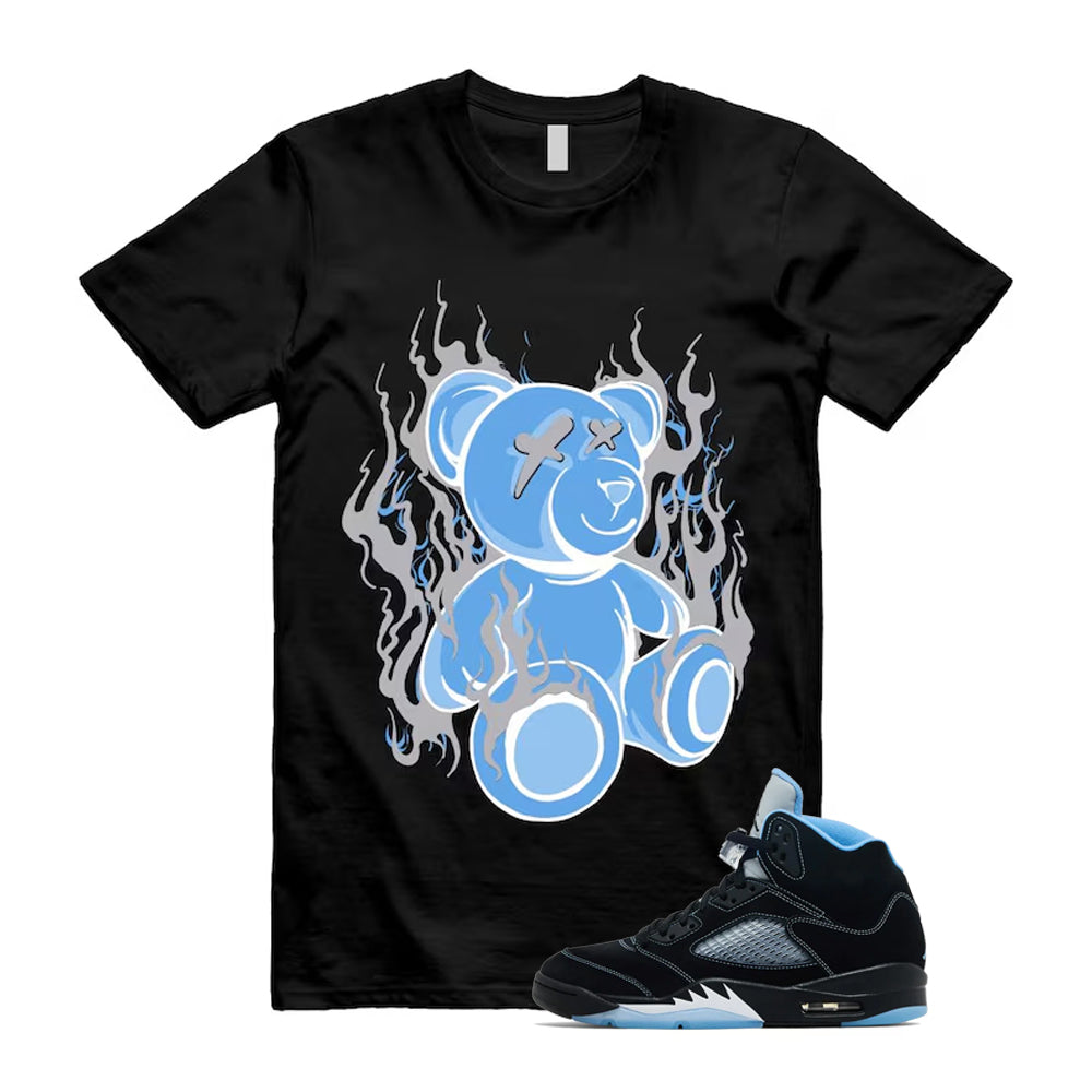 5 Black University Blue White 2026 Shirt To Match Lit T-Shirt