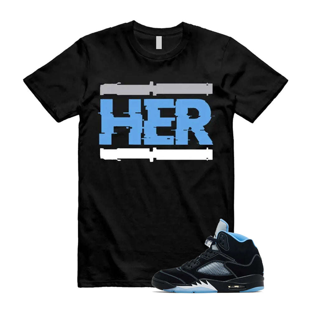 5 Black University Blue White 2026 Shirt To Match Her T-Shirt