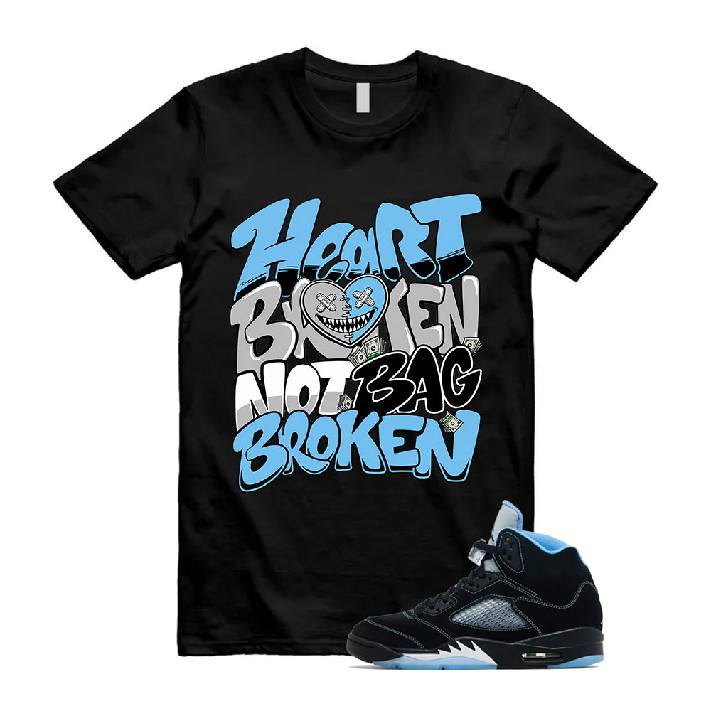 5 Black University Blue White 2026 Shirt To Match Heart Broken T-Shirt