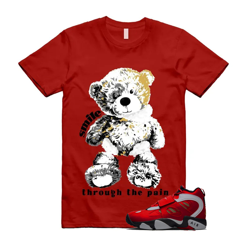 Air Diamond Turf 2 Red Gold Fire White Black 2026 Shirt To Match Smile Through The Pain T-Shirt