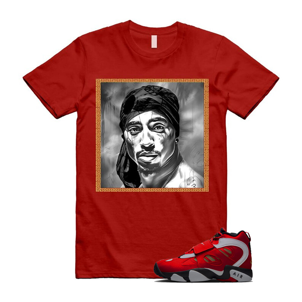 Air Diamond Turf 2 Red Gold Fire White Black 2026 Shirt To Match Pac T-Shirt