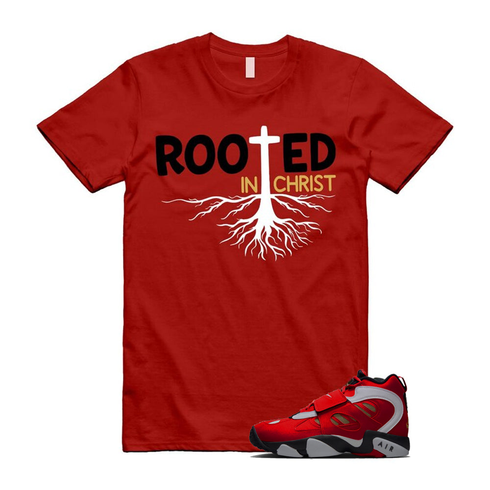 Air Diamond Turf 2 Red Gold Fire White Black 2026 Shirt To Match Rooted In Christ T-Shirt
