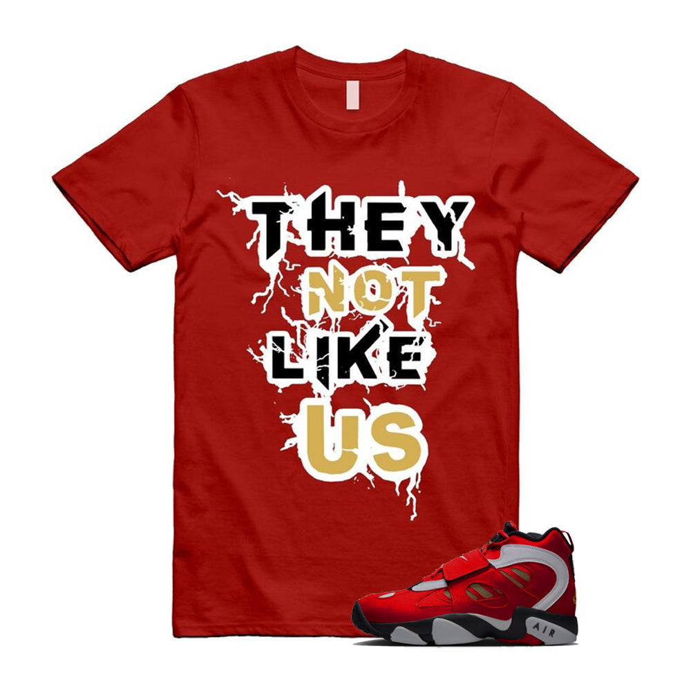 Air Diamond Turf 2 Red Gold Fire White Black 2026 Shirt To Match They Not Like Us T-Shirt