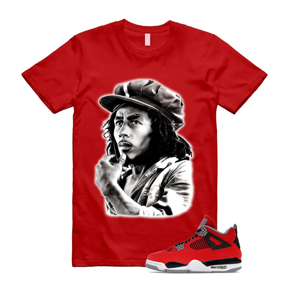 4 Toro Bravo Fire Red White Black Cement Grey 2026 Shirt To Match Marley T-Shirt