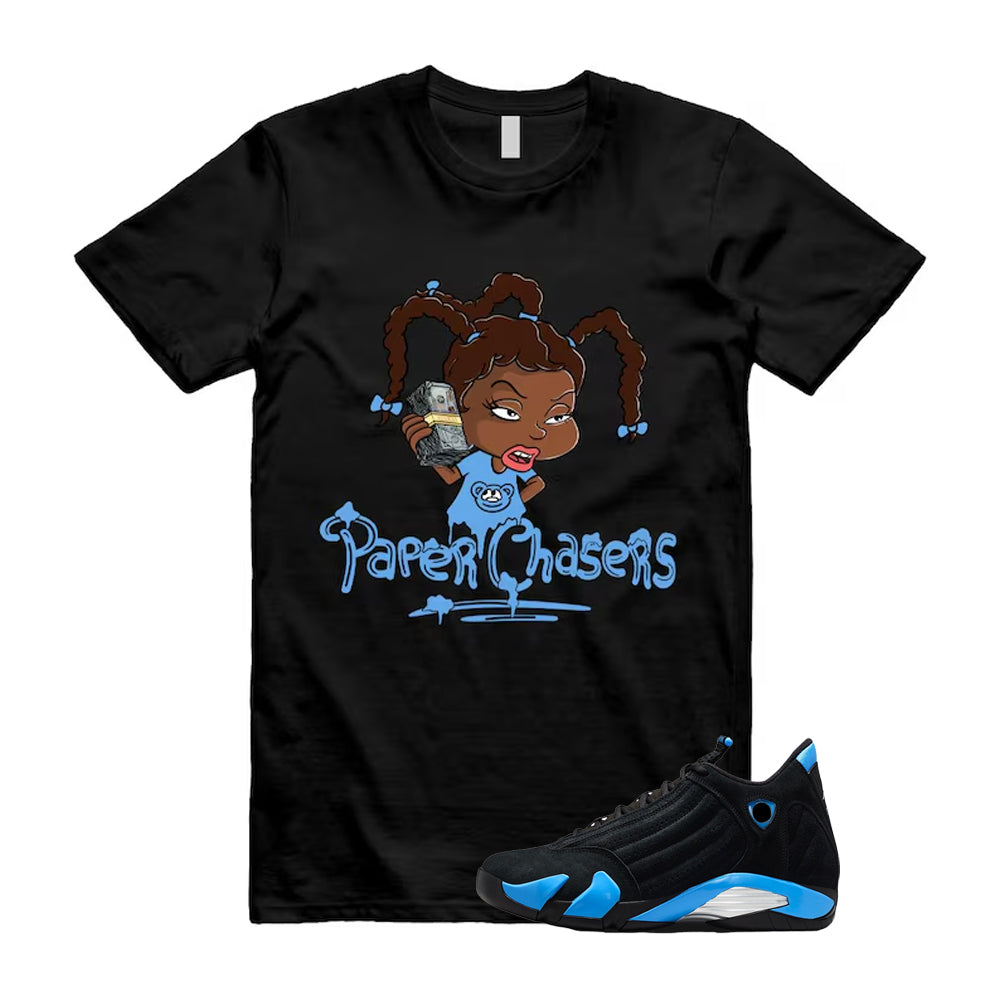 14 Black University Blue 2026 13 Shirt To Match Paper Chasers T-Shirt