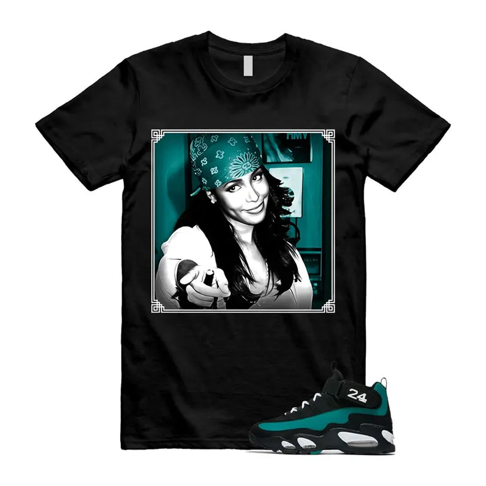 Freshwater Air Griffey Max 1 24 Black White Teal Shirt To Match Liyah T-Shirt 2026