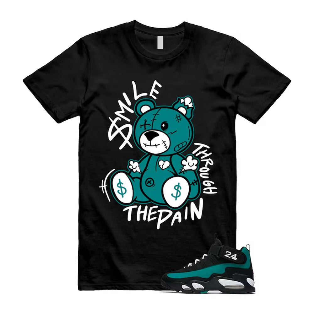 Freshwater Air Griffey Max 1 24 Black White Teal Shirt To Match Smile Through The Pain T-Shirt 2026