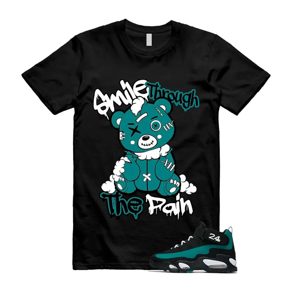 Freshwater Air Griffey Max 1 24 Black White Teal Shirt To Match Smile Through The Pain T-Shirt 2026