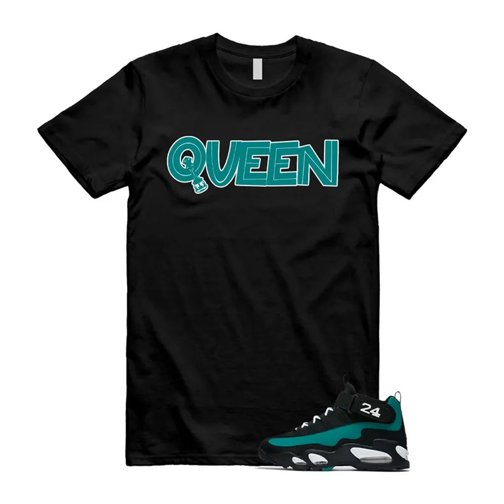 Freshwater Air Griffey Max 1 24 Black White Teal Shirt To Match Queen T-Shirt 2026