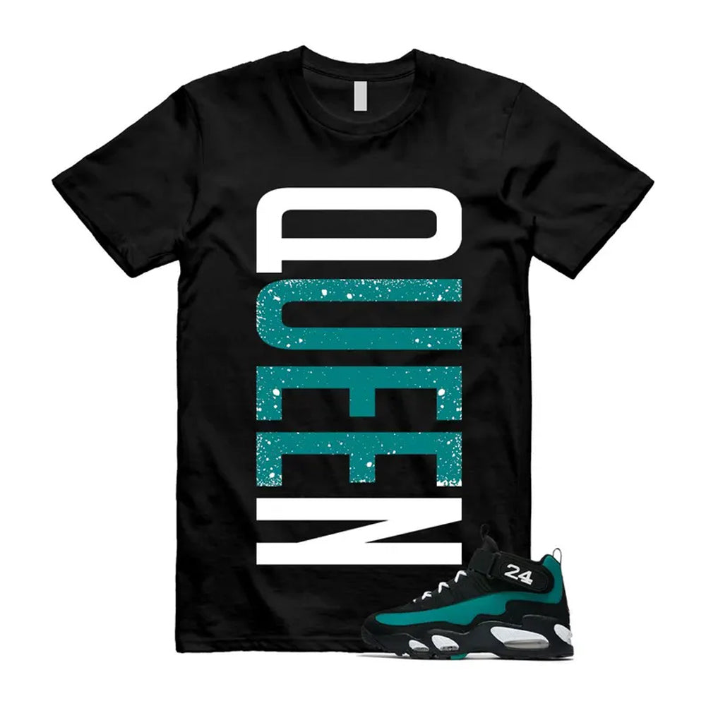 Freshwater Air Griffey Max 1 24 Black White Teal Shirt To Match Queen T-Shirt 2026