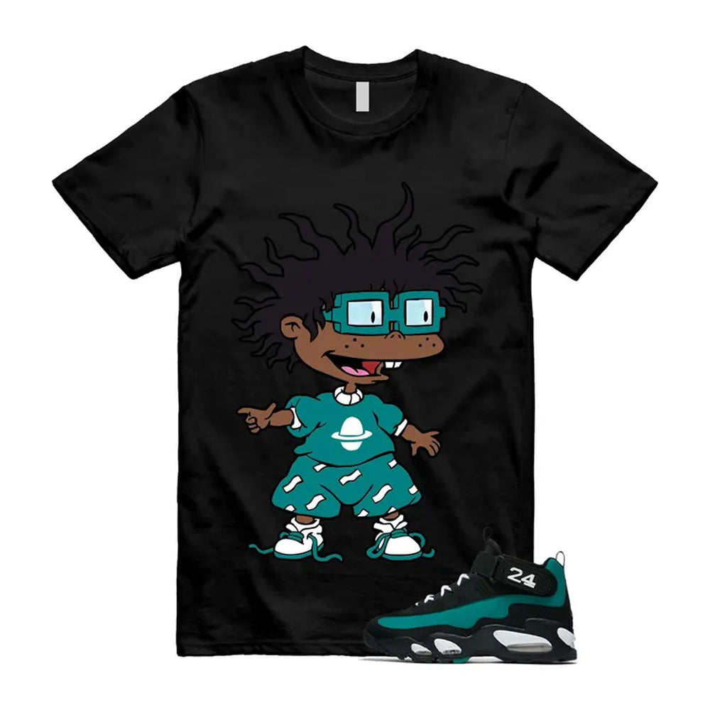 Freshwater Air Griffey Max 1 24 Black White Teal Shirt To Match Chuckie T-Shirt 2026