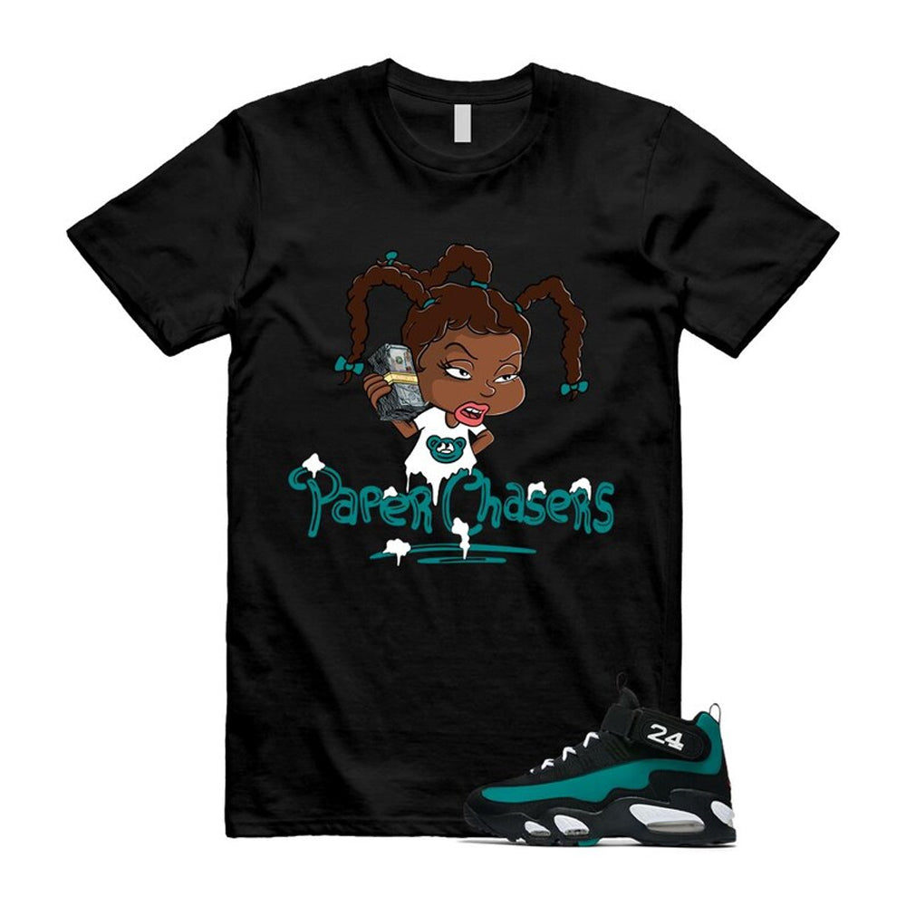 Freshwater Air Griffey Max 1 24 Black White Teal Shirt To Match Paper Chasers T-Shirt 2026