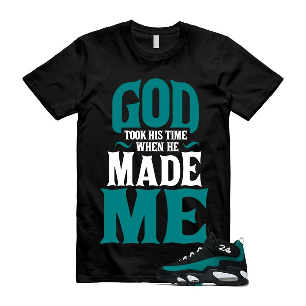 Freshwater Air Griffey Max 1 24 Black White Teal Shirt To Match God Took His Time T-Shirt 2026