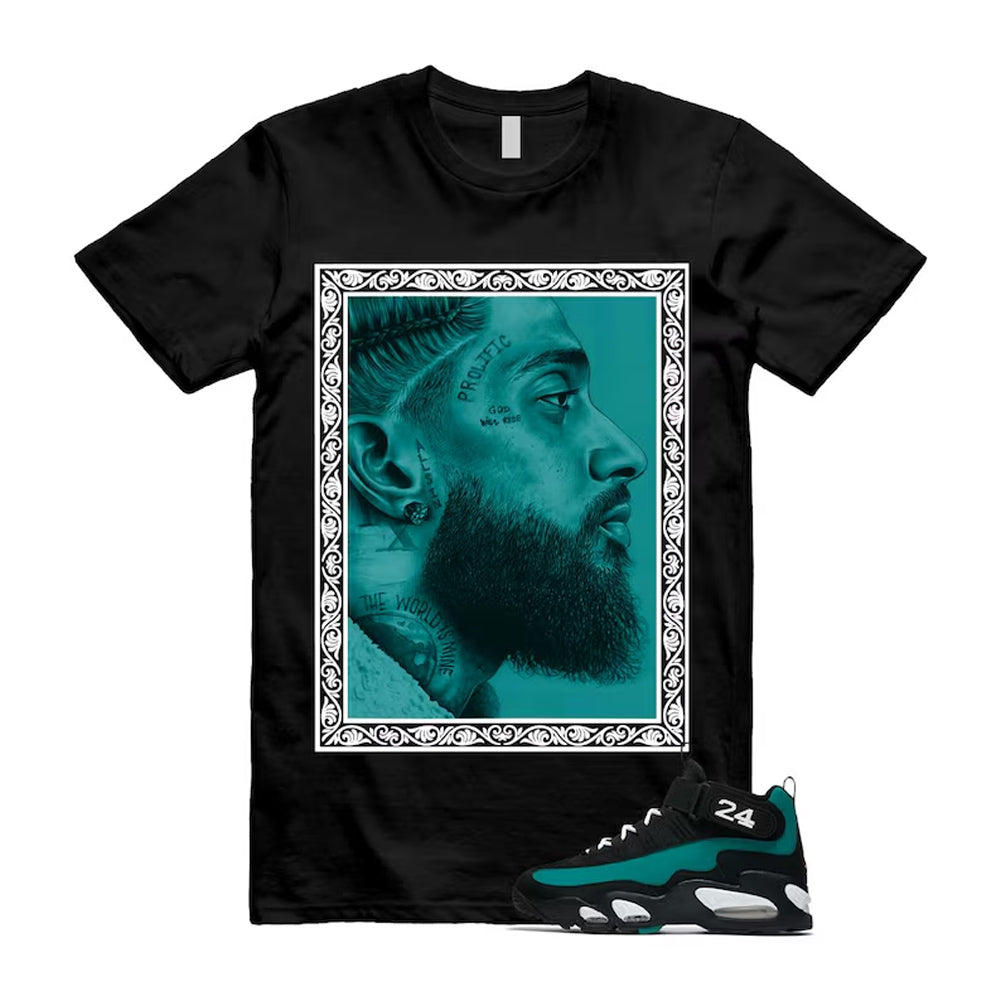Freshwater Air Griffey Max 1 24 Black White Teal Shirt To Match Nip T-Shirt 2026