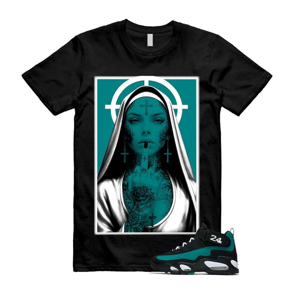 Freshwater Air Griffey Max 1 24 Black White Teal Shirt To Match Nun T-Shirt 2026