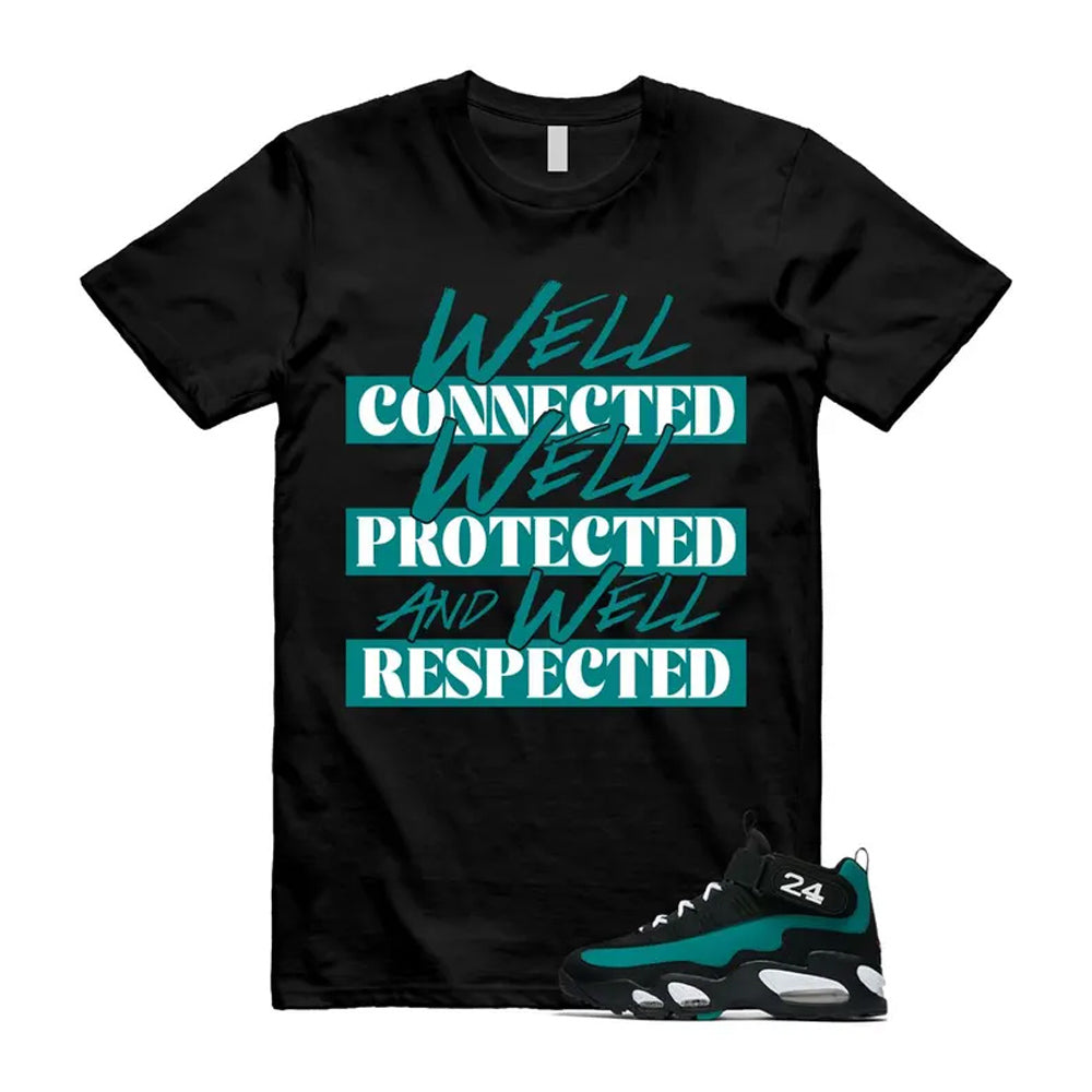 Freshwater Air Griffey Max 1 24 Black White Teal Shirt To Match Well T-Shirt 2026