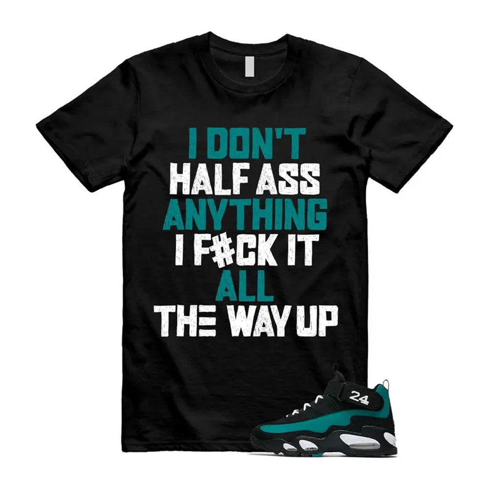 Freshwater Air Griffey Max 1 24 Black White Teal Shirt To Match Half T-Shirt 2026
