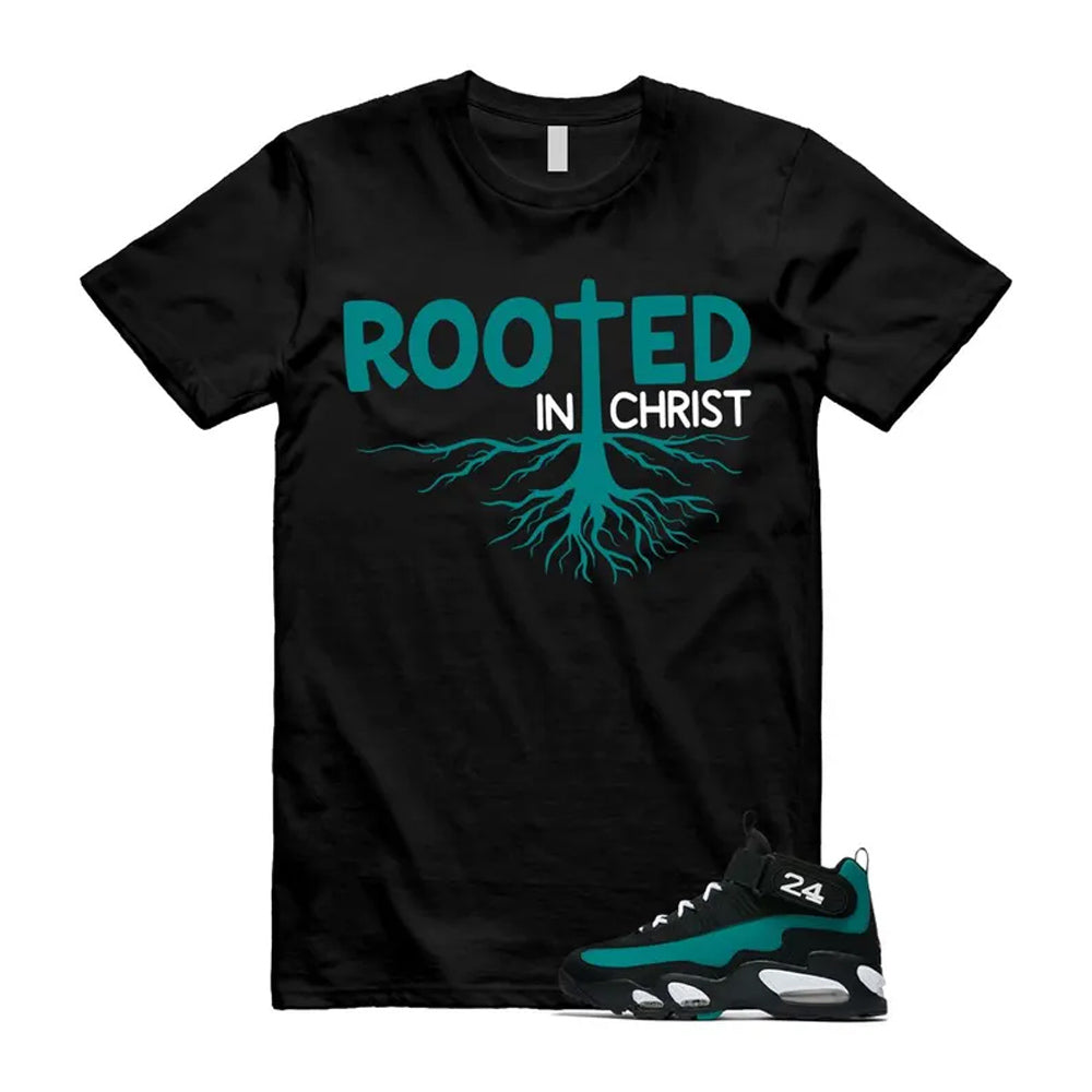 Freshwater Air Griffey Max 1 24 Black White Teal Shirt To Match Rooted In Christ T-Shirt 2026