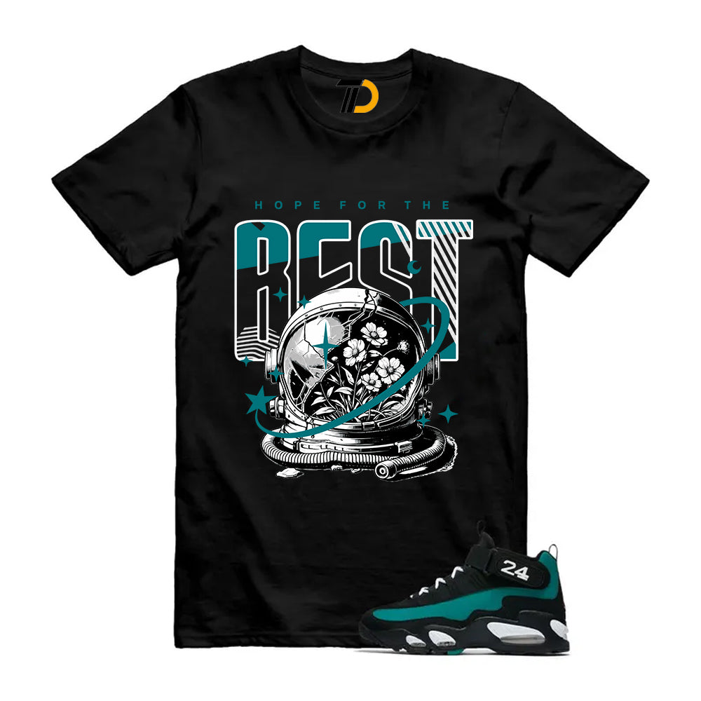 Freshwater Air Griffey Max 1 24 Black White Teal Shirt To Match Hope For The Best T-Shirt 2026