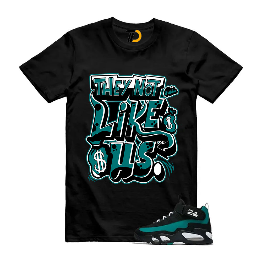 Freshwater Air Griffey Max 1 24 Black White Teal Shirt To Match They Not Like Us T-Shirt 2026