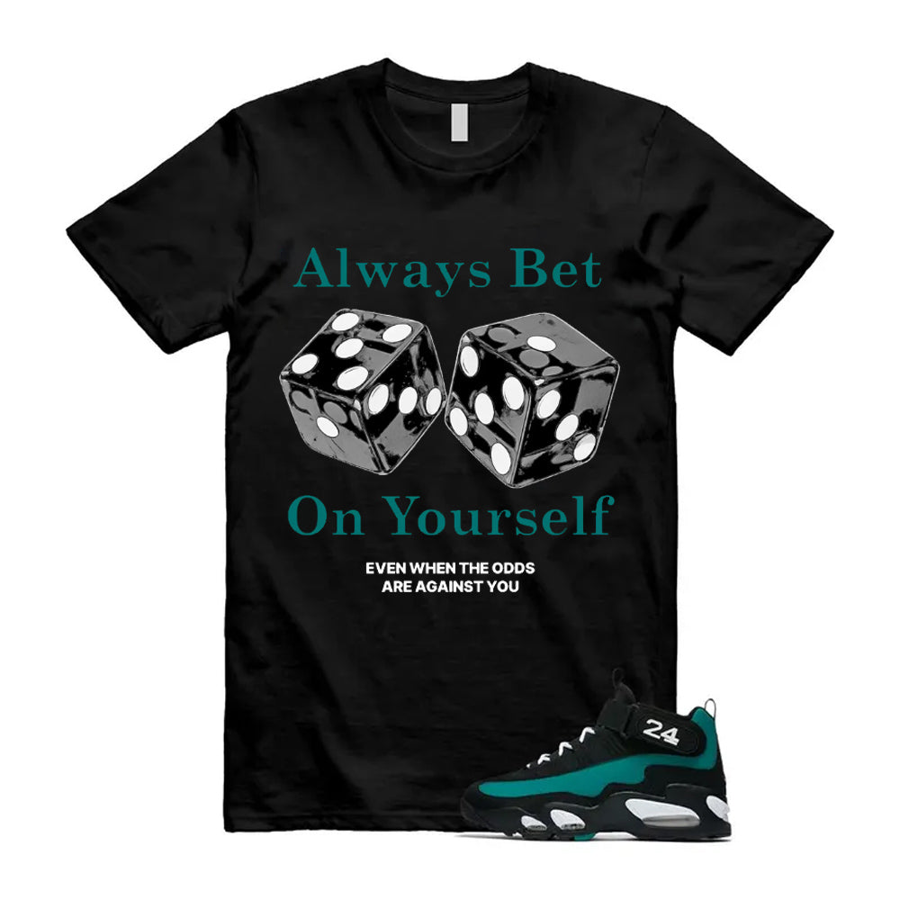 Freshwater Air Griffey Max 1 24 Black White Teal Shirt To Match Always Bet On Yourself T-Shirt 2026
