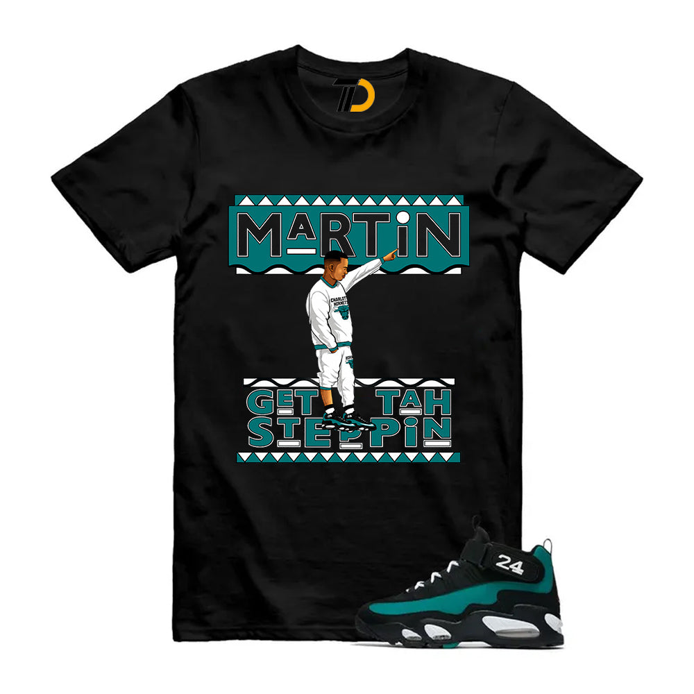 Freshwater Air Griffey Max 1 24 Black White Teal Shirt To Match Martin T-Shirt 2026