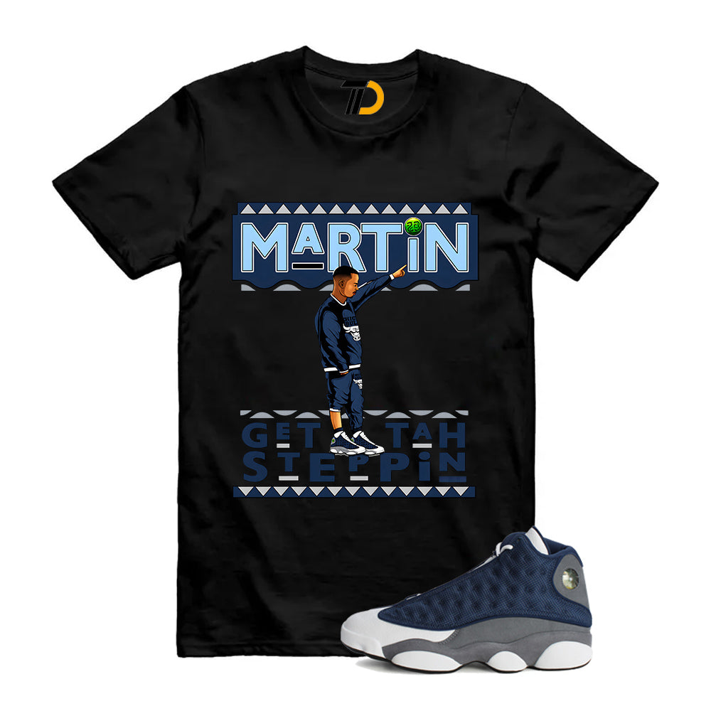 13s Flint Navy Grey White Shirt To Match Martin T-Shirt 2026