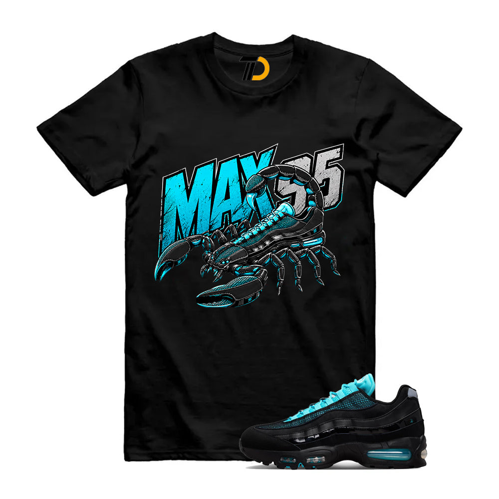 Air Max 95 Big Bubble SE Scorpion Black Gamma Blue Shirt To Match Max 95 Scorpion T-Shirt 2026