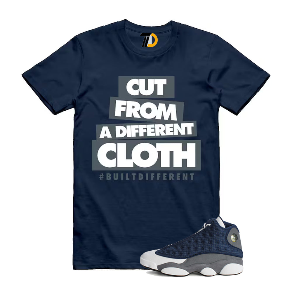 13s Flint Navy Grey White Shirt To Match Cloth T-Shirt 2026