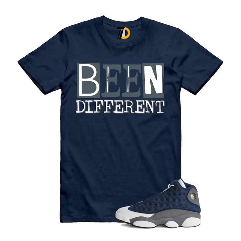 13s Flint Navy Grey White Shirt To Match Been Different T-Shirt 2026