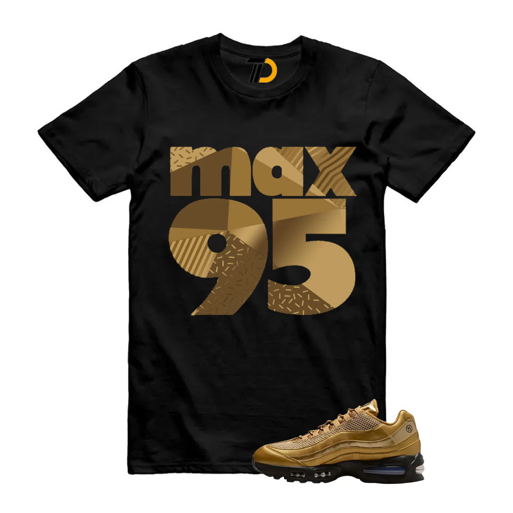 Air Max 95 SE Big Bubble Total 90 Metallic Gold Shirt To Match Max 95 Label T-Shirt 2026