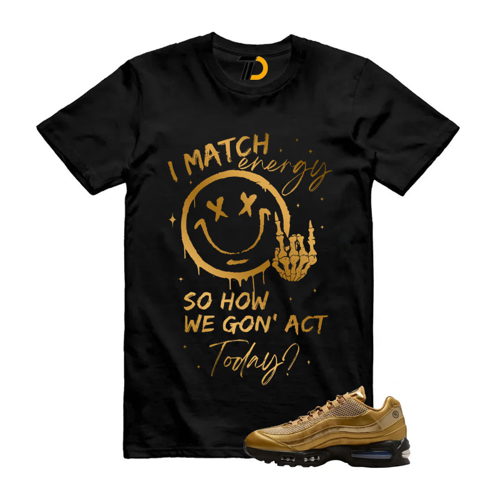 Air Max 95 SE Big Bubble Total 90 Metallic Gold Shirt To Match I Match Energy T-Shirt 2026