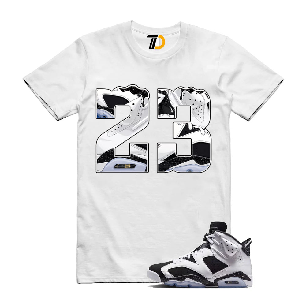 6s Retro Reverse Oreo 2026 Shirt To Match 23 Sneaker Label T-Shirt