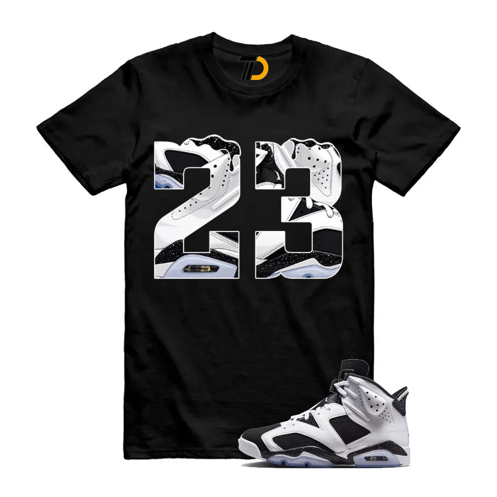 6s Retro Reverse Oreo 2026 Shirt To Match 23 Sneaker Label T-Shirt