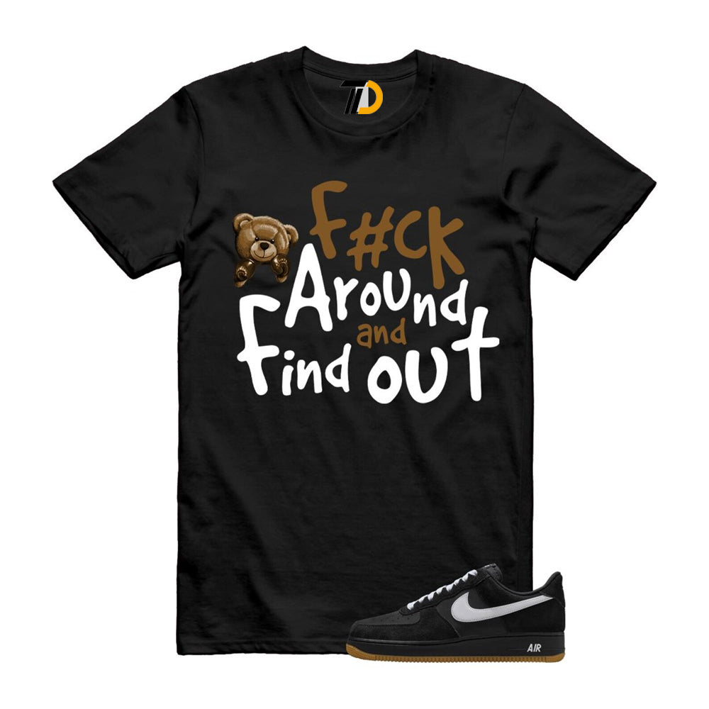 Air Force 1 Black White Gum Light Brown ’07 LV8 Shirt To Match Fck T-Shirt 2025